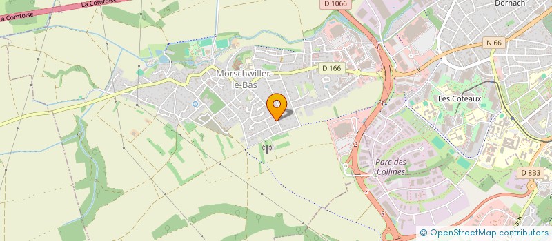 localisation de l'entreprise FLORA  MORSCHWILLER-LE-BAS