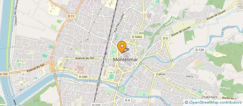 localisation de l'entreprise FLORA à MONTELIMAR