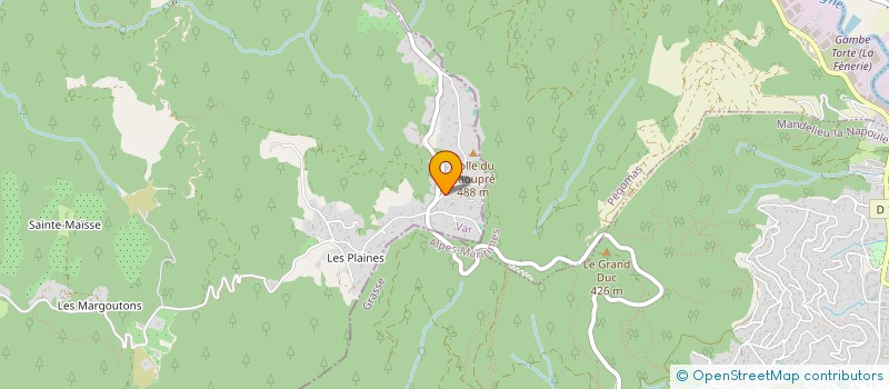 localisation de l'entreprise FLORA  TANNERON