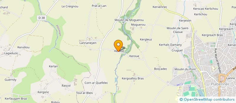 localisation de l'entreprise FLORA  PLABENNEC