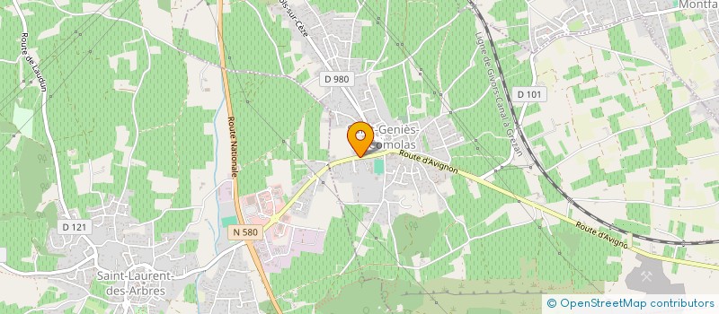 localisation de l'entreprise FLORA  SAINT-GENIES-DE-COMOLAS