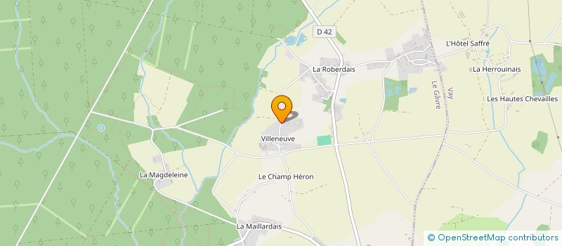 localisation de l'entreprise FLORA  LE GAVRE