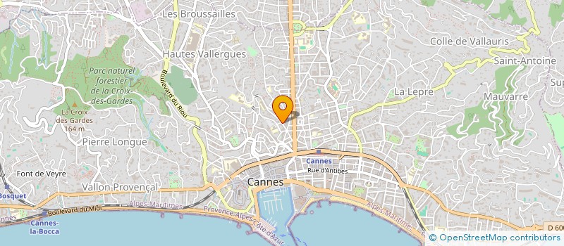 localisation de l'entreprise FLORA ELITE à CANNES