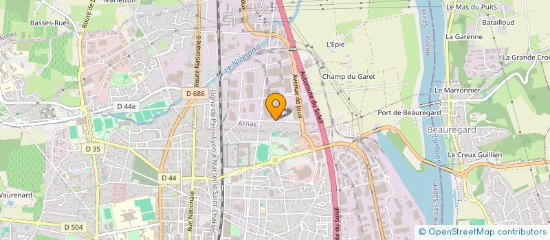 localisation de l'entreprise FLORA GROUP à ARNAS