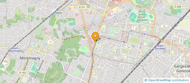 localisation de l'entreprise FLORA II  SARCELLES