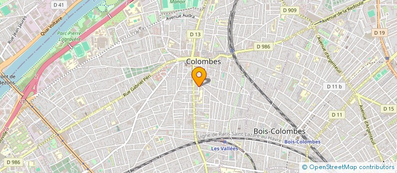 localisation de l'entreprise FLORA MERCIER CONSULTING  COLOMBES