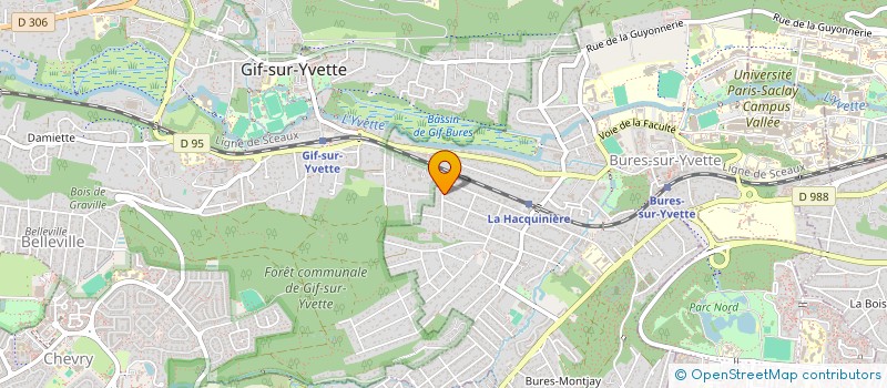 localisation de l'entreprise FLORA POUTEAU à BURES-SUR-YVETTE