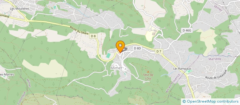 localisation de l'entreprise FLORA RUIZ ORTHOPHONISTE  MIMET