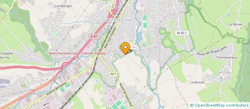 localisation de l'entreprise FLORA'ZEN  SAINT-PAUL-EN-JAREZ