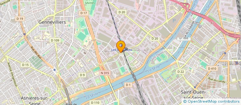 localisation de l'entreprise FLORABELLE à GENNEVILLIERS