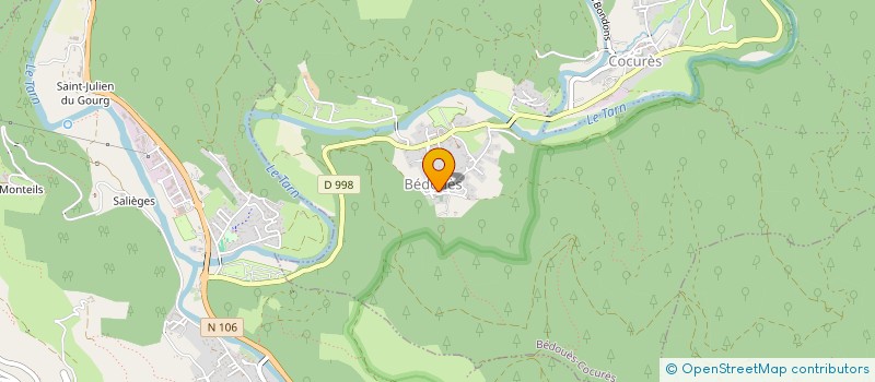 localisation de l'entreprise FLORAC ESCALADE  FLORAC TROIS RIVIERES