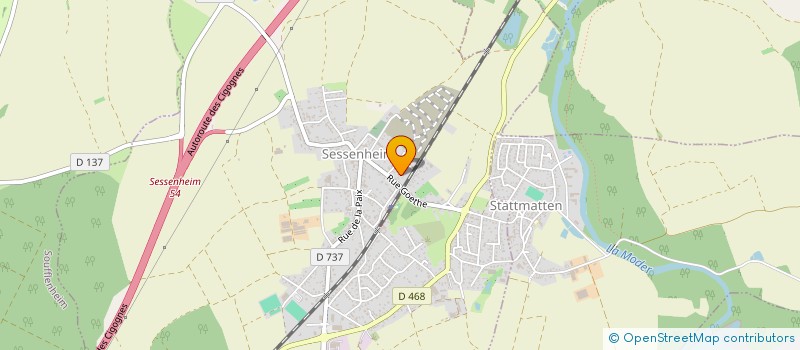 localisation de l'entreprise FLORACHRIS  SESSENHEIM