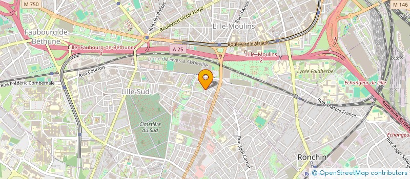 localisation de l'entreprise FLORACK  LILLE