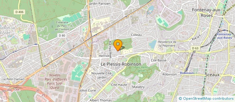 localisation de l'entreprise FLORAISON à LE PLESSIS ROBINSON