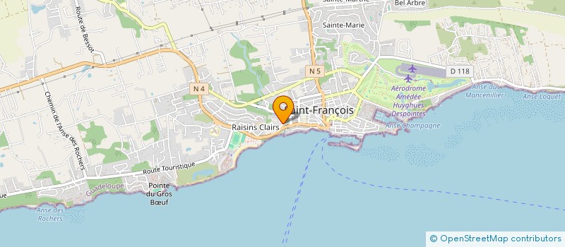 localisation de l'entreprise FLORAISON à SAINT-FRANCOIS