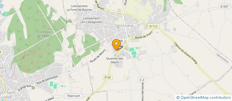 localisation de l'entreprise FLORAISON  GENISSIEUX