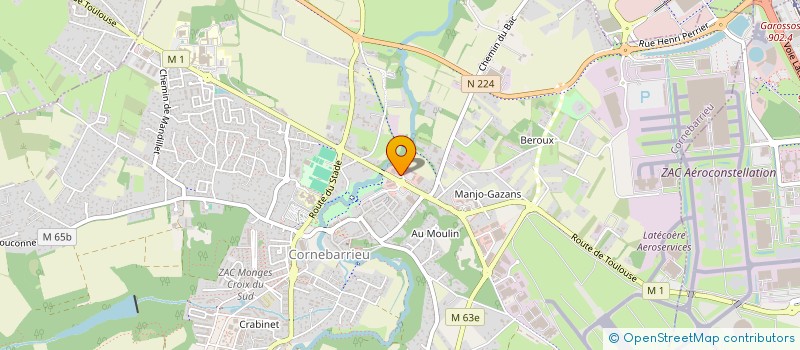 localisation de l'entreprise FLORAISONS DE L AUSSONNELLE à CORNEBARRIEU