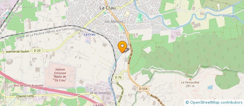 localisation de l'entreprise FLORAL'EVENTS  LA CRAU