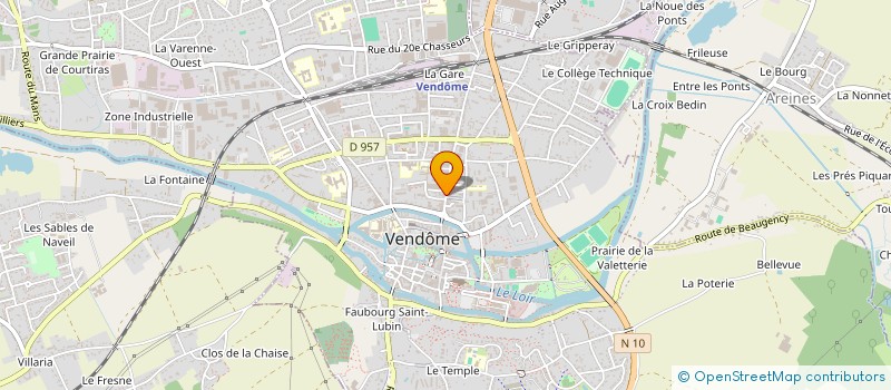 localisation de l'entreprise FLORAL EXPRESS  VENDOME