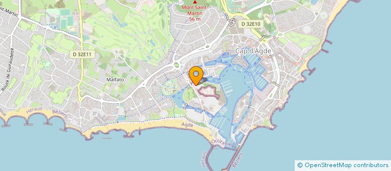 localisation de l'entreprise FLORAL GOLF à AGDE