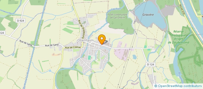 localisation de l'entreprise FLORALE EVENT  OBENHEIM