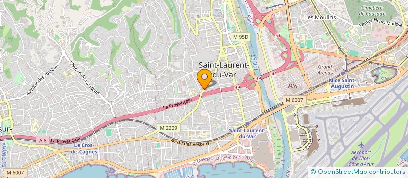 localisation de l'entreprise FLORALEX  SAINT-LAURENT-DU-VAR