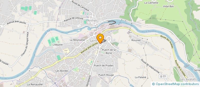 localisation de l'entreprise FLORALEX  SAINT-JUERY