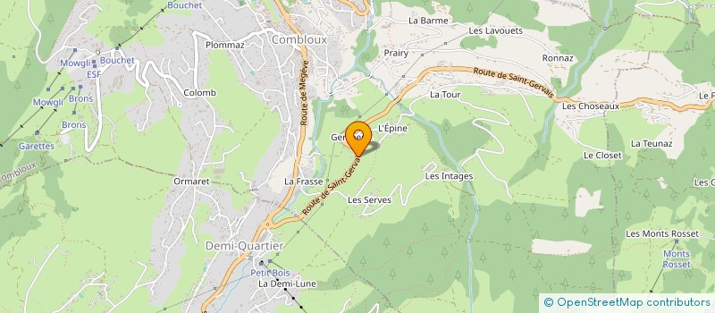 localisation de l'entreprise FLORALEX  COMBLOUX