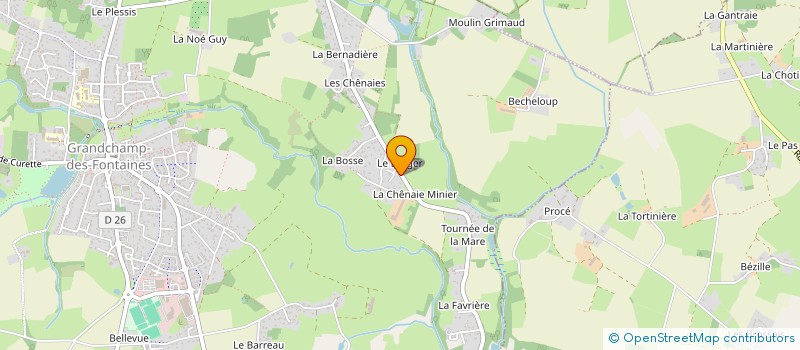 localisation de l'entreprise FLORALEX  GRANDCHAMP-DES-FONTAINES