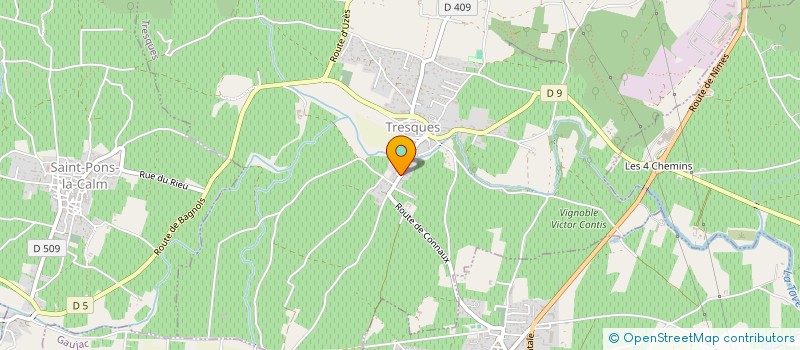 localisation de l'entreprise FLORALIE  CONNAUX