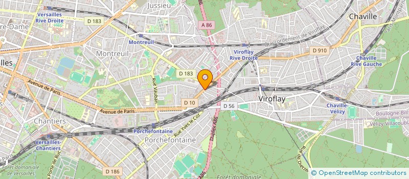 localisation de l'entreprise FLORALIS  VIROFLAY