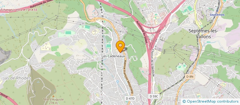 localisation de l'entreprise FLORALO à LES PENNES-MIRABEAU