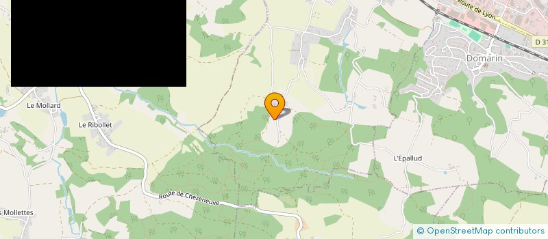 localisation de l'entreprise FLORAME  SAINT-ALBAN-DE-ROCHE