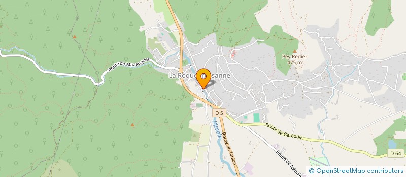 localisation de l'entreprise FLORANA  ROQUEBRUSSANNE LA