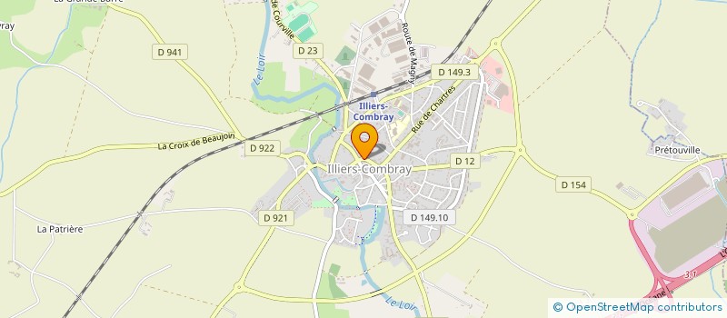 localisation de l'entreprise FLORANDI à ILLIERS-COMBRAY
