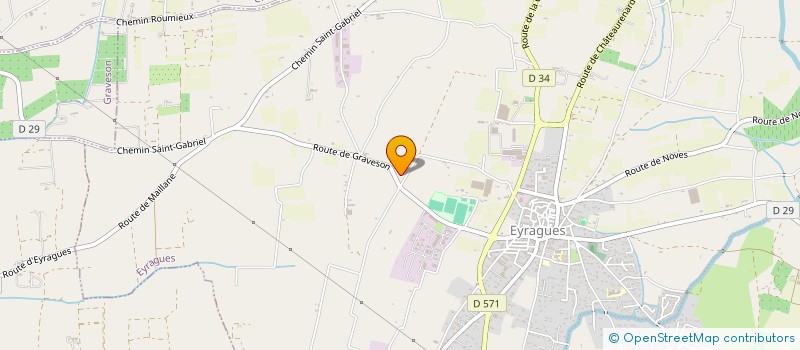 localisation de l'entreprise FLORANDINE SAINT-REMY  EYRAGUES