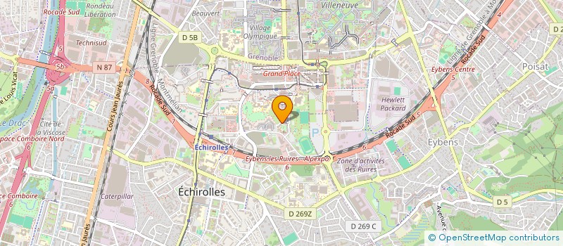 localisation de l'entreprise FLORANELLE  ECHIROLLES