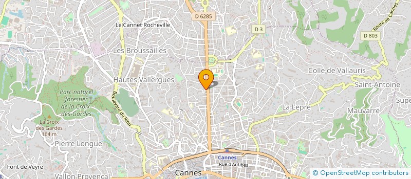 localisation de l'entreprise FLORANIMO à CANNES