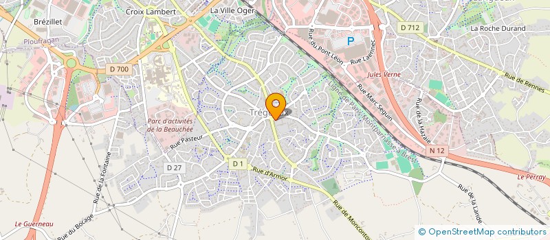 localisation de l'entreprise FLORANNE  TREGUEUX