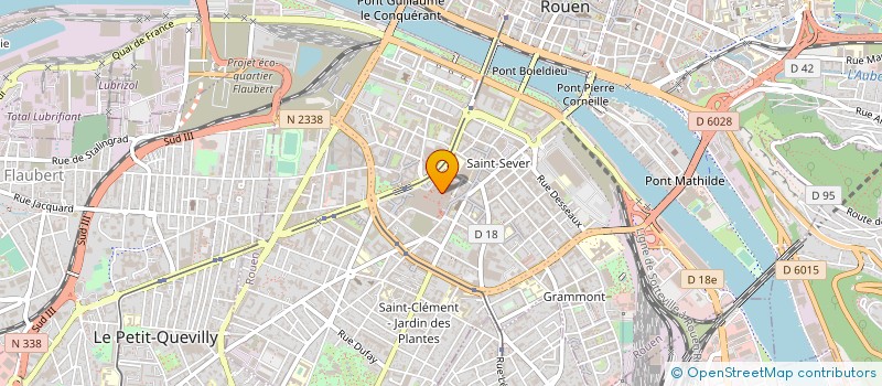 localisation de l'entreprise FLORANT 3 à ROUEN