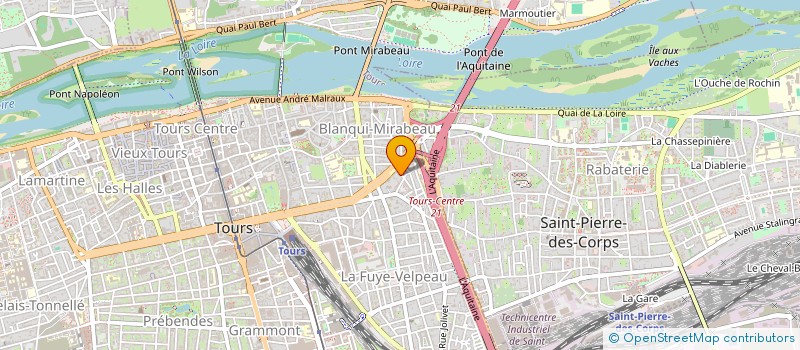 localisation de l'entreprise FLORASSEAU  TOURS