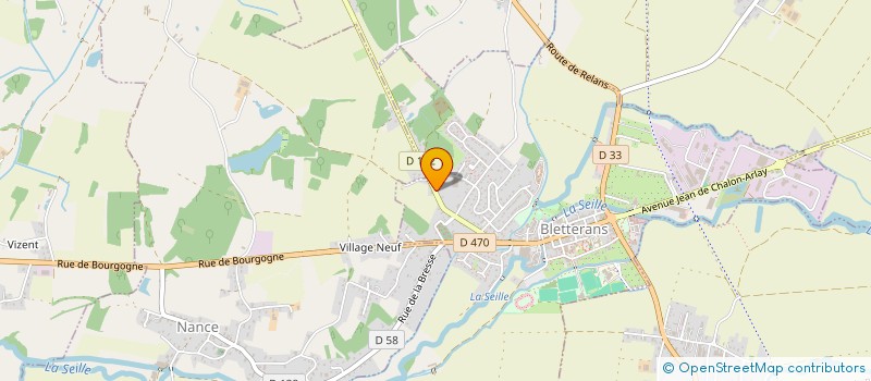 localisation de l'entreprise FLORASYSTEM à BLETTERANS