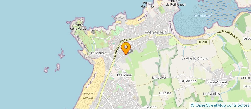 localisation de l'entreprise FLORATEK SAS à SAINT-MALO