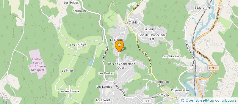 localisation de l'entreprise FLORATIS  CHANCELADE