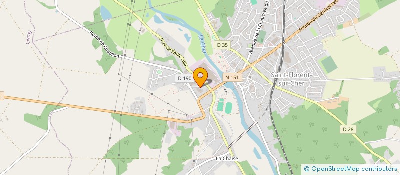 localisation de l'entreprise FLORATOL à SAINT-FLORENT-SUR-CHER
