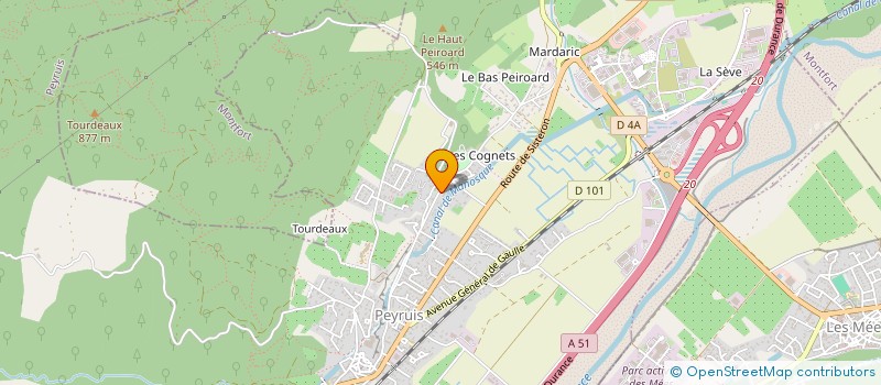 localisation de l'entreprise FLORAVINEA  PEYRUIS