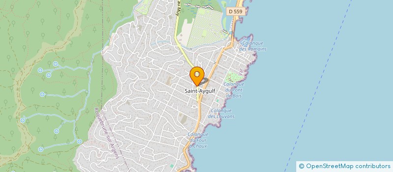 localisation de l'entreprise FLORAZUR SAINT AYGULF à FREJUS