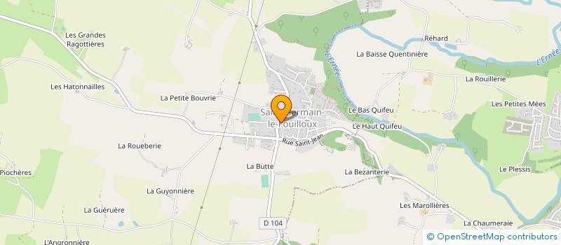 localisation de l'entreprise FLORCZAK ETANCHEITE  SAINT-GERMAIN-LE-FOUILLOUX