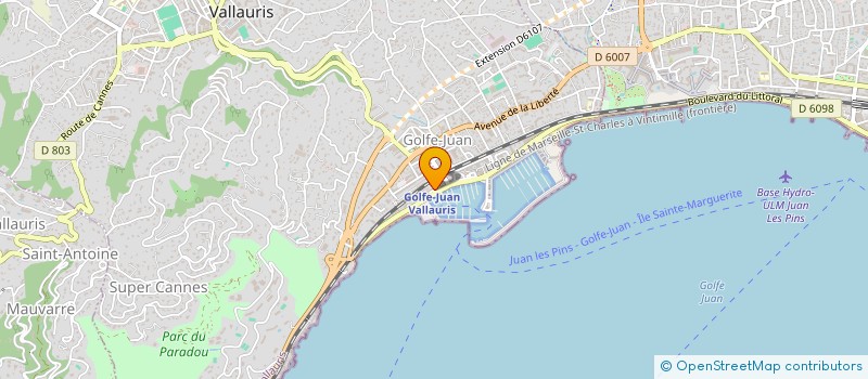 localisation de l'entreprise FLORE  VALLAURIS