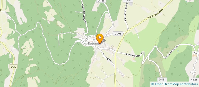 localisation de l'entreprise FLORE A SIMIANE  SIMIANE-LA-ROTONDE